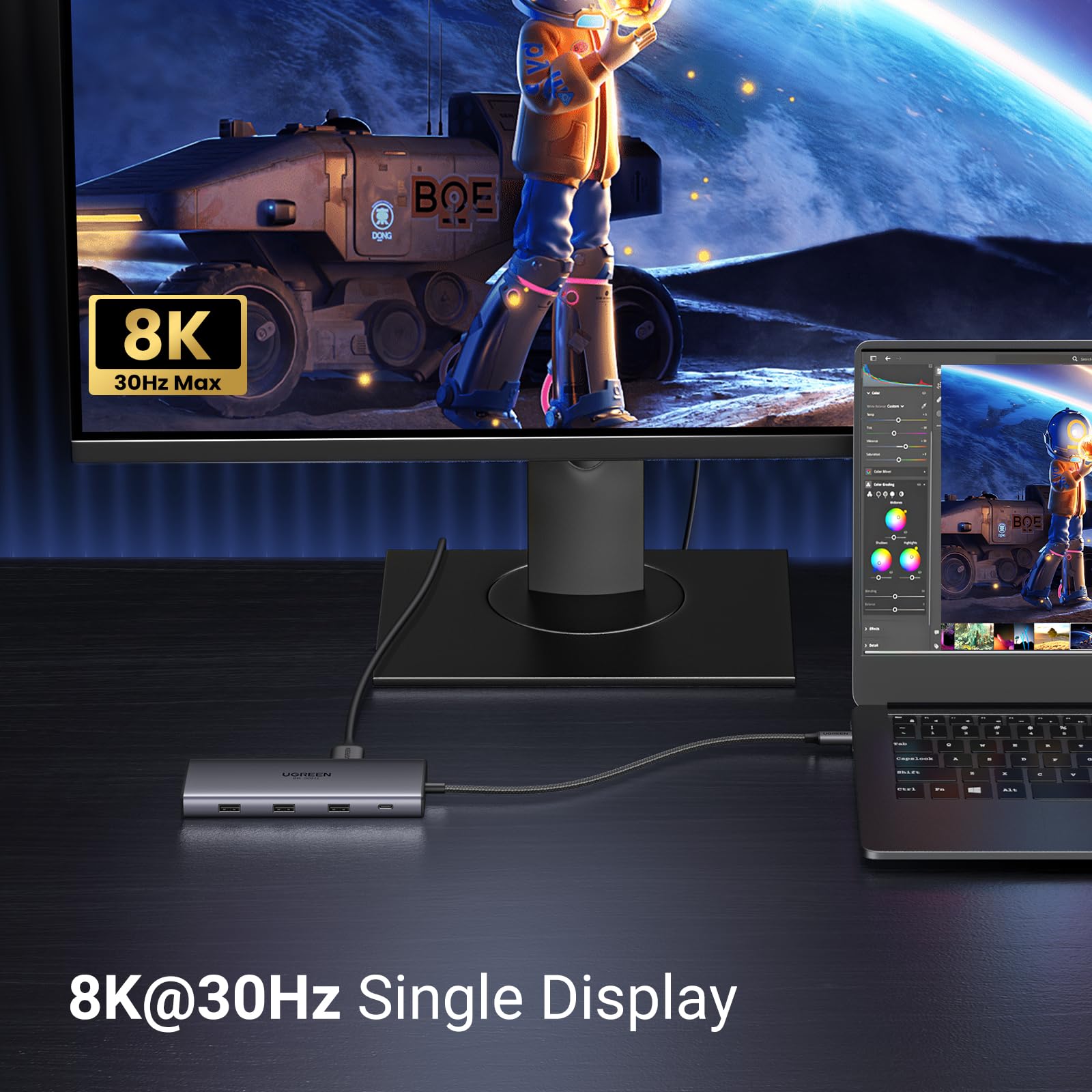 UGREEN Revodok Pro 308 Triple Display Docking Station USB C Hub 2HDMI DP | Vr motion simulators UGREEN Revodok Pro 308 Triple Display Docking Station USB C Hub 2HDMI DP | Vr motion simulators