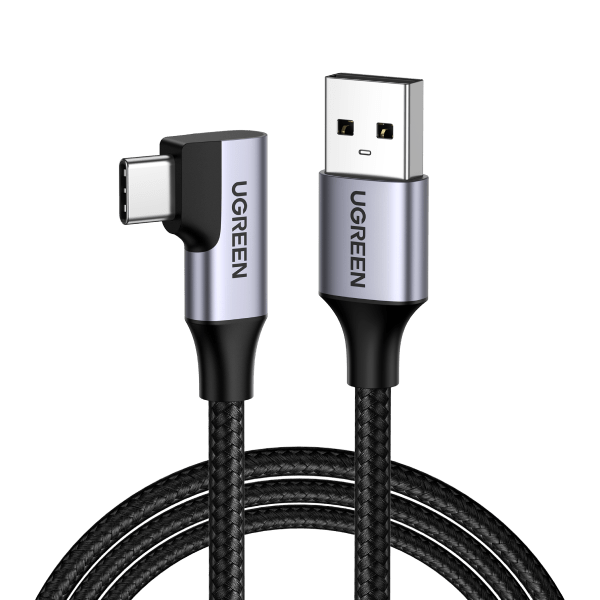 UGREEN Right Angle USB C Cable 3.0 Type C Charger Cable Fast Charging 5Gbps - UGREEN-20289