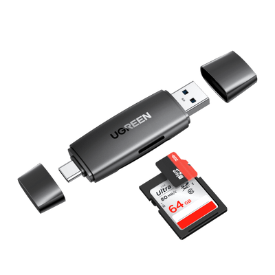 Ugreen USB-C 3.1 & USB 3.0 100MB/s SD/TF Card Reader
