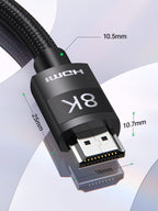 Ugreen Ultra HD 8K@60Hz 4K@120Hz High Speed 48Gbps HDMI 2.1 Cable - UGREEN-40181