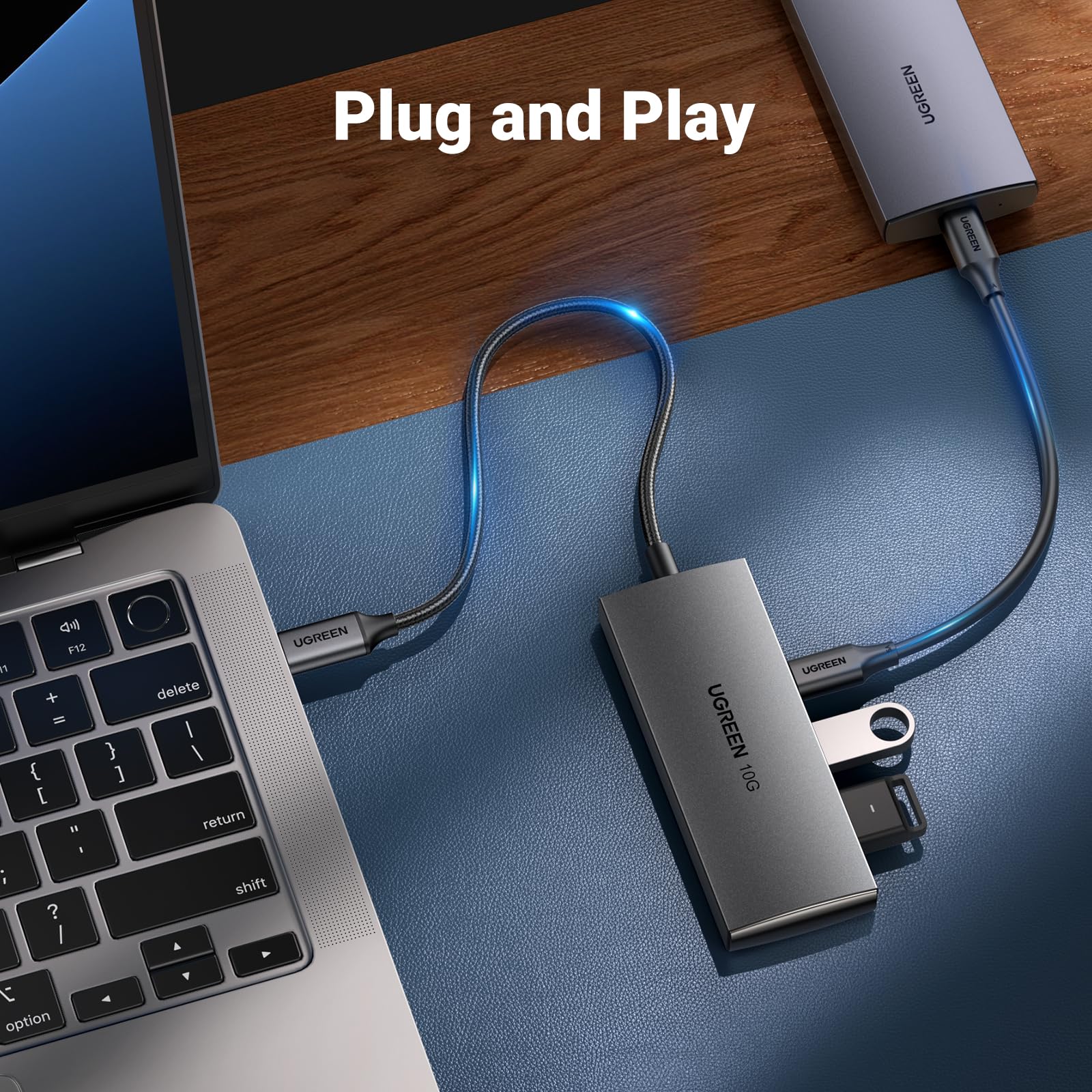 Ugreen USB-C 3.2 Splitter - 4 Ports, 10Gbps - UGREEN - 30758
