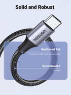 Ugreen USB C Cable 3A Type C Fast Charger Cable - UGREEN-60125