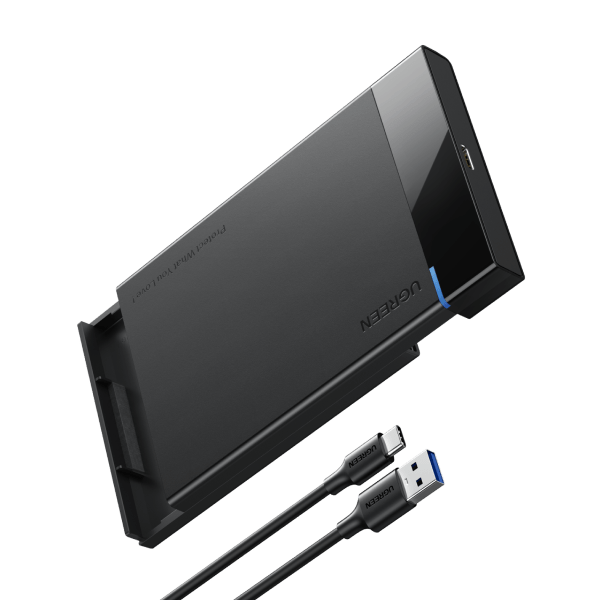 Ugreen USB C SSD Caddy Tool Free SATA 6Gbps Hard Drive Enclosure for 2.5 Inch - UGREEN-50743