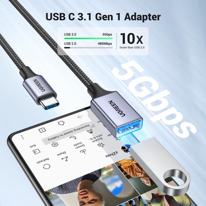 Ugreen USB-C to USB 3.0 OTG Adaptor 2 Mixed Pack - UGREEN - 25199