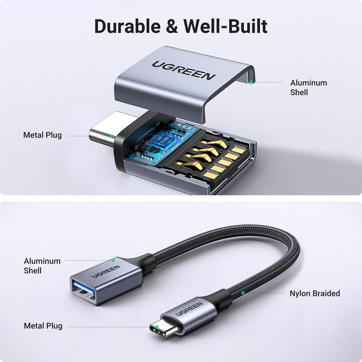 Ugreen USB-C to USB 3.0 OTG Adaptor 2 Mixed Pack - UGREEN - 25199