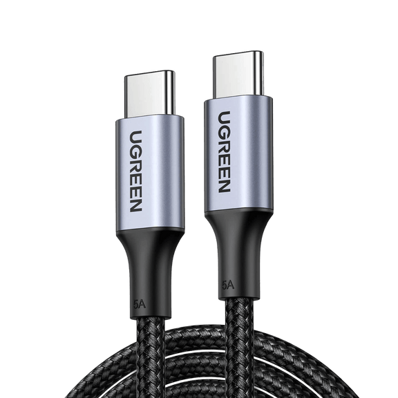 UGREEN USB-C to USB-C 100W 5A Charger Cable (Nylon Braided) | UGREEN UK