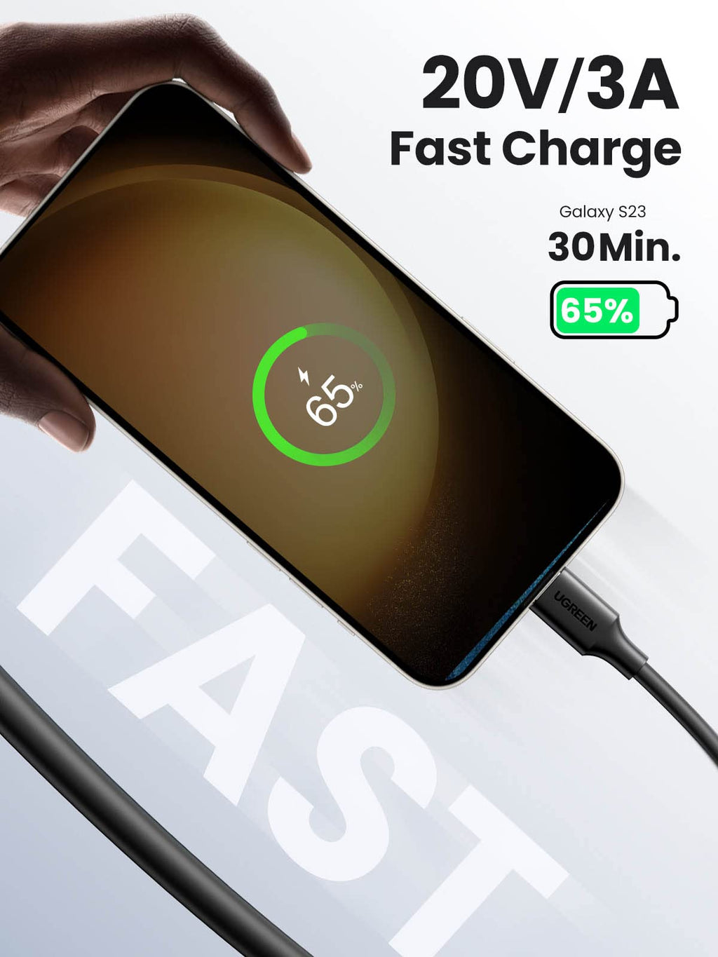 Ugreen USB-C to USB-C 60W Charger Cable 2 Pack - UGREEN - 50996P