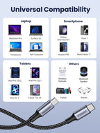 UGREEN USB C to USB C Cable 100W Fast Charge USB Type C to C Cable - UGREEN-20478
