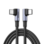 UGREEN USB C to USB C Cable Right Angle 100W Fast Charge 90 Degree Type C Power Data Lead - UGREEN-10358