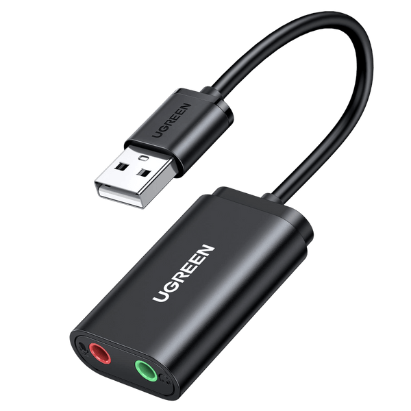 Ugreen USB Sound Card - Dual Aux Stereo Adapter - UGREEN - 30724