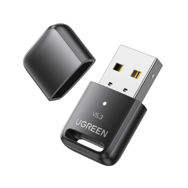 Ugreen V5.3 USB Bluetooth Adapter for PC Laptop, Plug and for Windows 11, 8.1 - UGREEN-90225