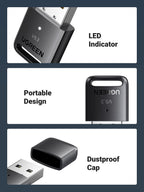 Ugreen V5.3 USB Bluetooth Adapter for PC Laptop, Plug and for Windows 11, 8.1 - UGREEN-90225